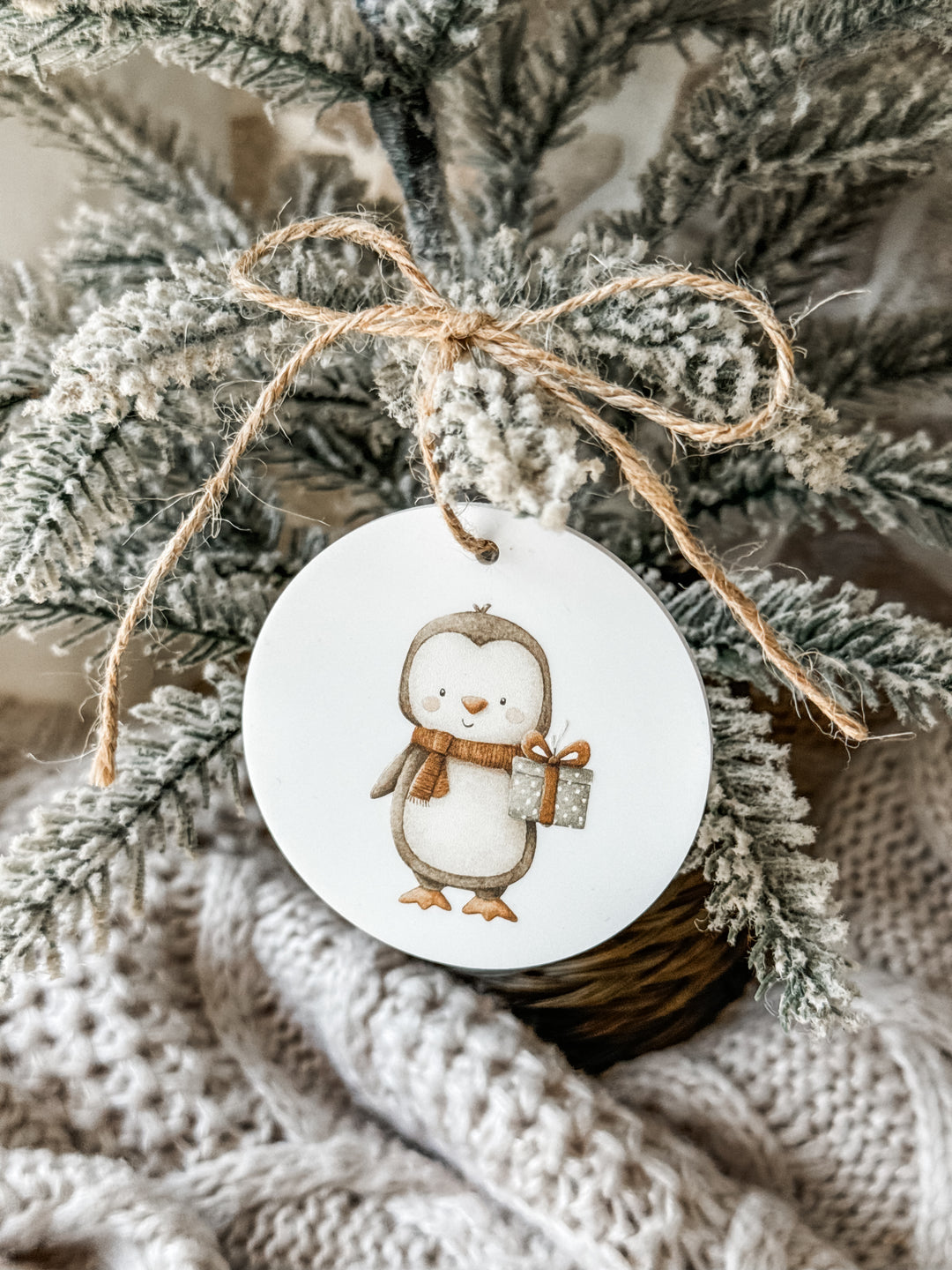 Retro UV Printed Christmas Ornament