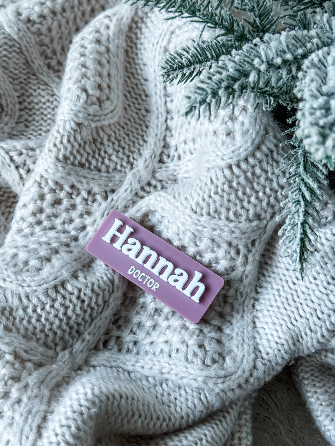 Golden Batch Name Badge