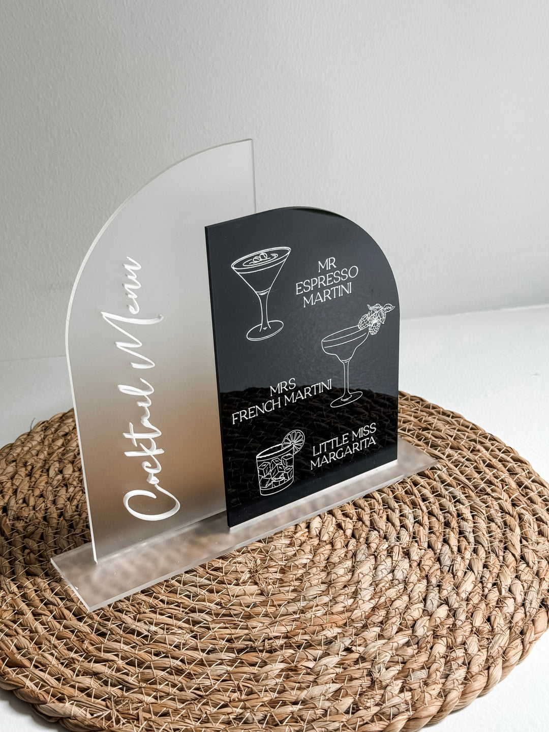 Cocktail Menu Sign