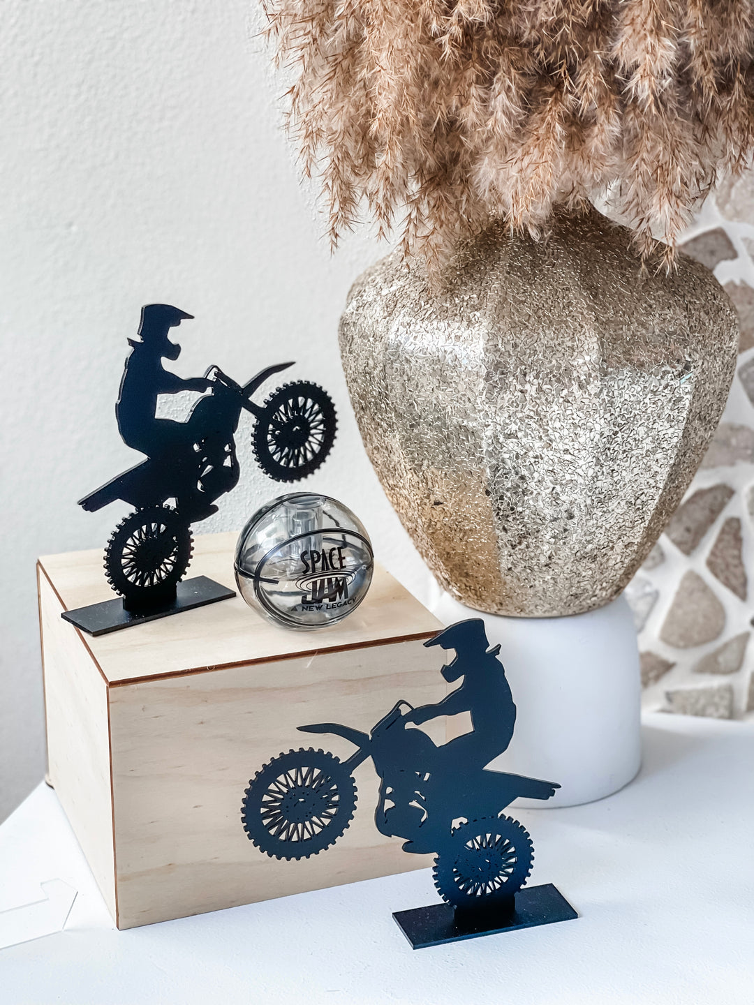 Motorbike Shelf Decor