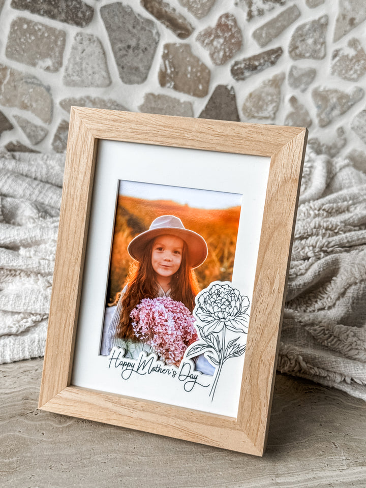 Birth Flower Picture Frame