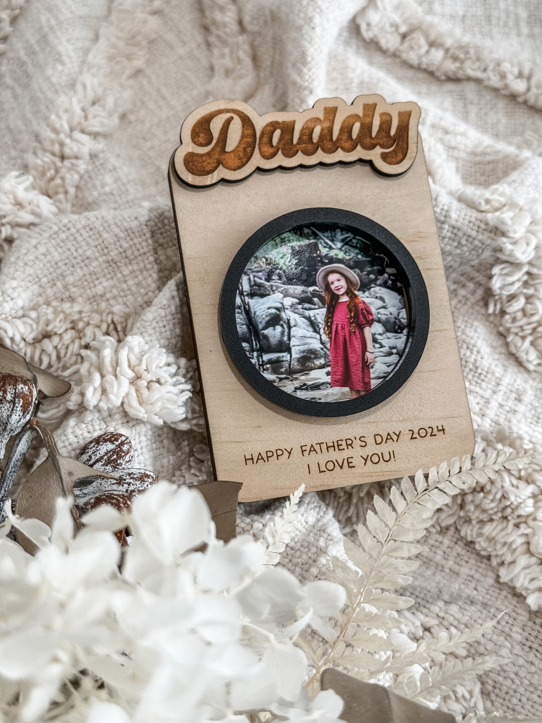 Father’s Day Fridge Magnet Photo Frame