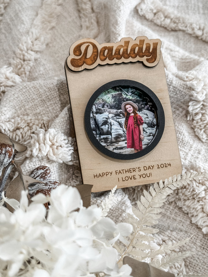 Father’s Day Fridge Magnet Photo Frame