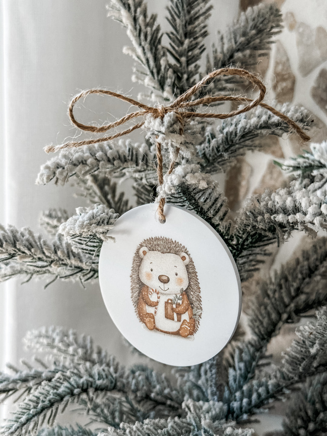 Retro UV Printed Christmas Ornament