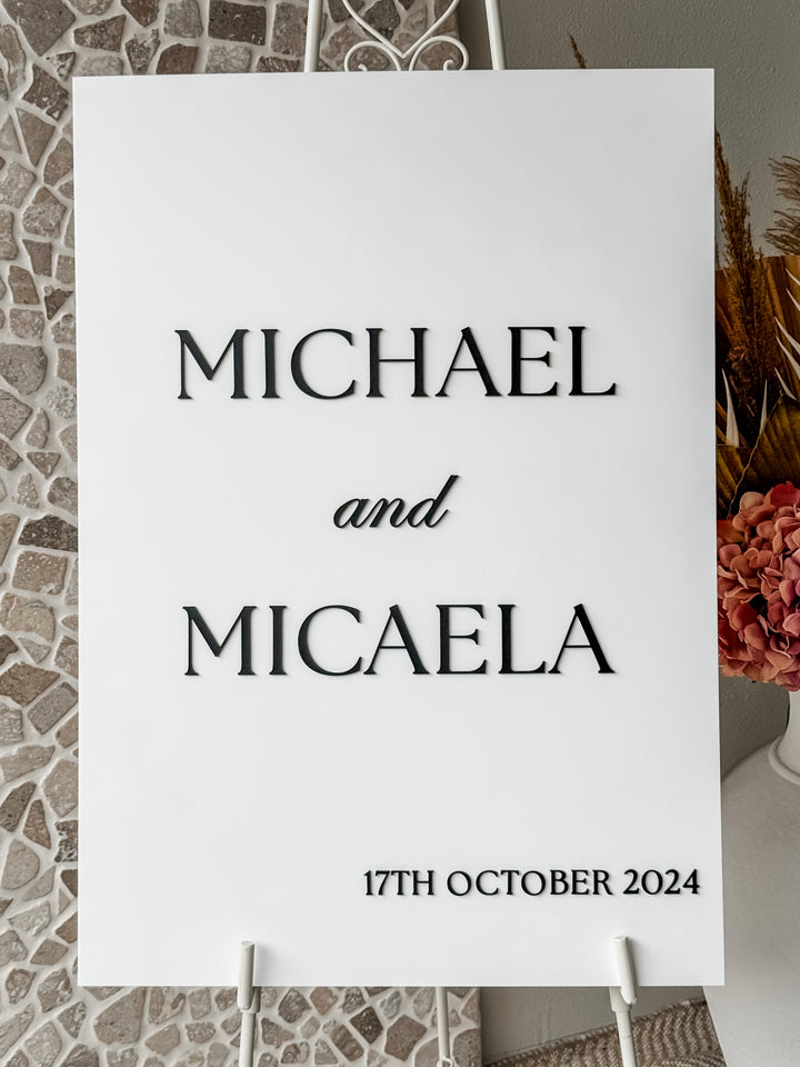 Acrylic Event Sign
