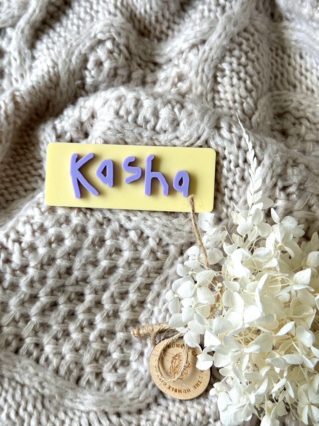 Handwritten Name Badge