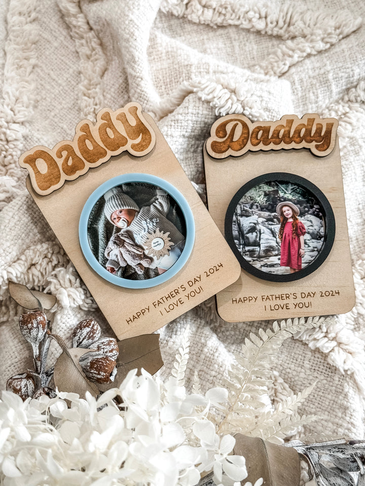 Father’s Day Fridge Magnet Photo Frame