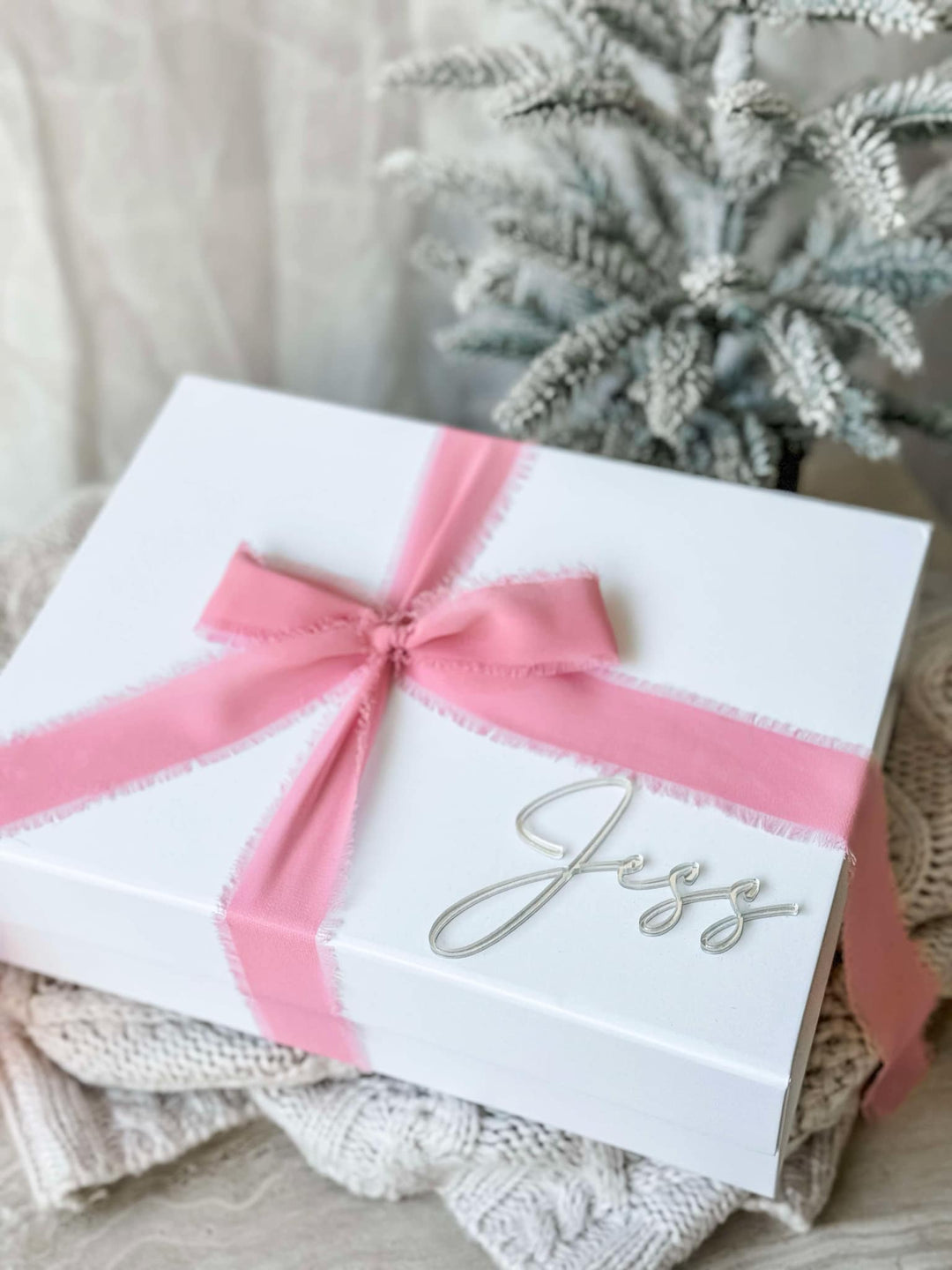 White Personalised Gift Box