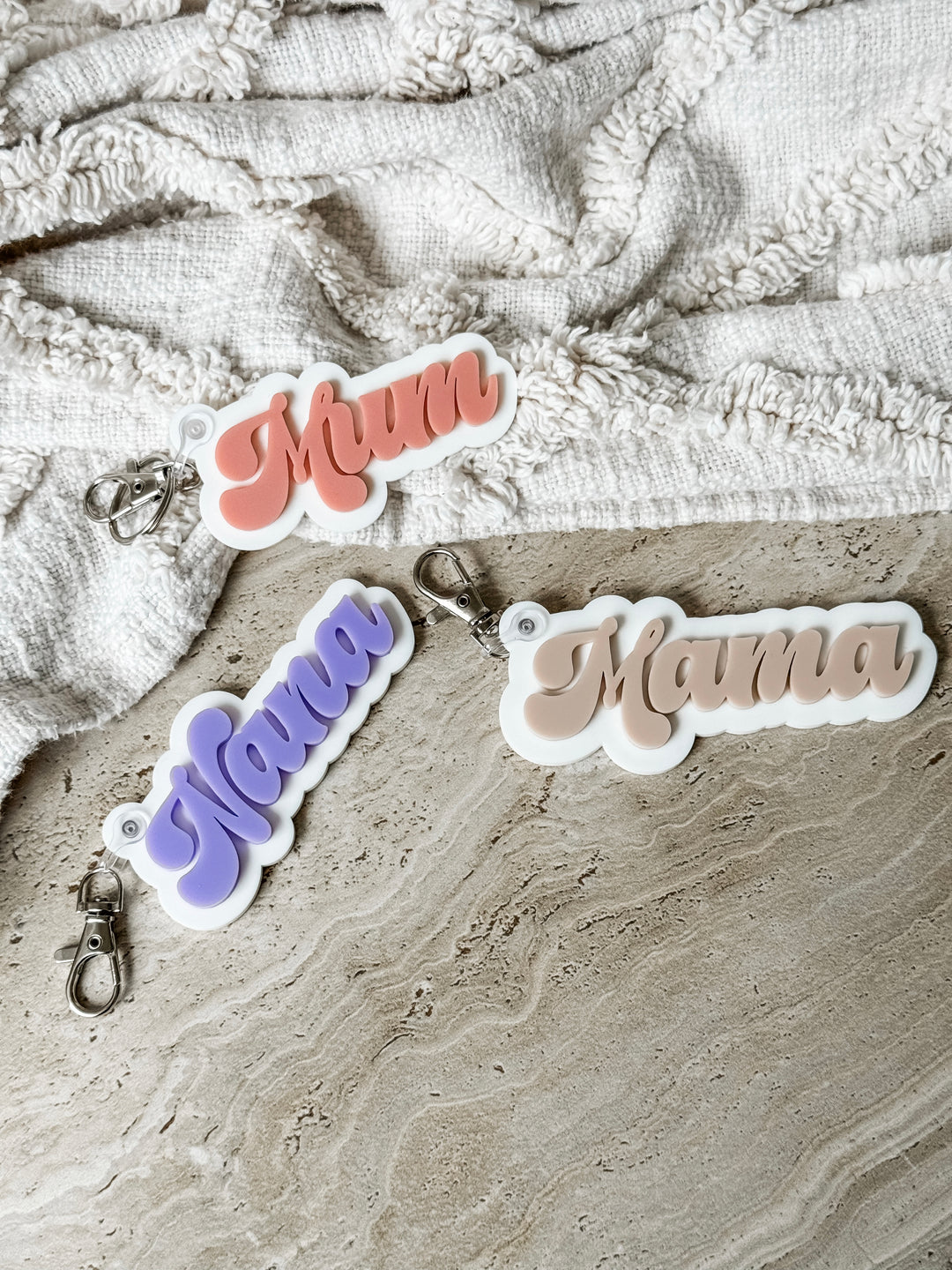 Personalised Retro Keyring