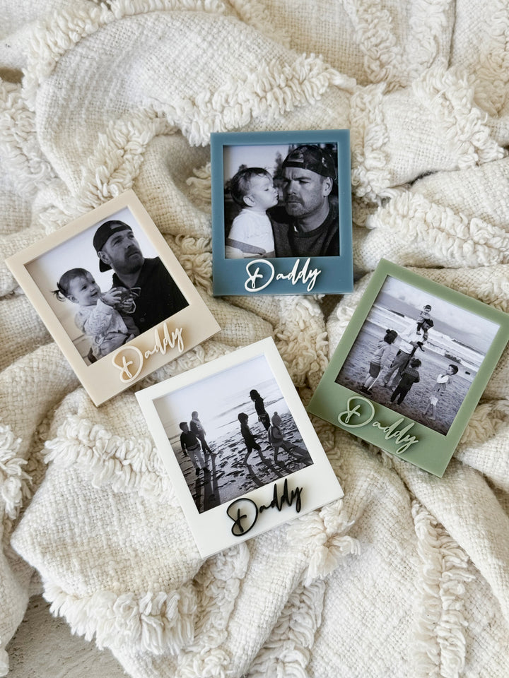 Mini Polaroid Acrylic Frame Fridge Magnet
