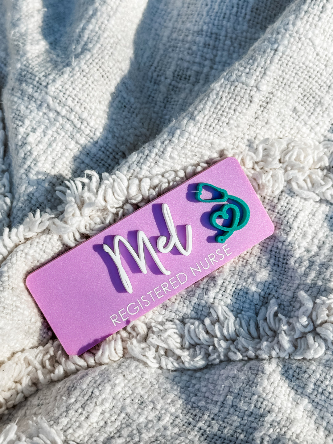 Name Badge With Medical Icon