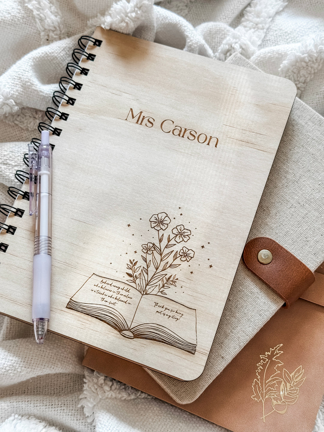 Wooden Notebook
