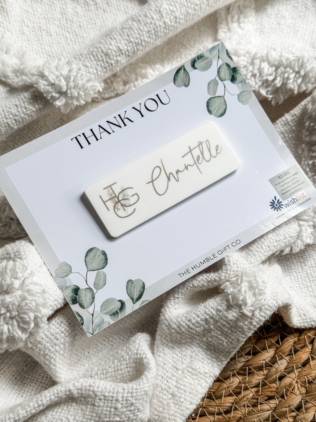 UV Printed Logo Name Badge