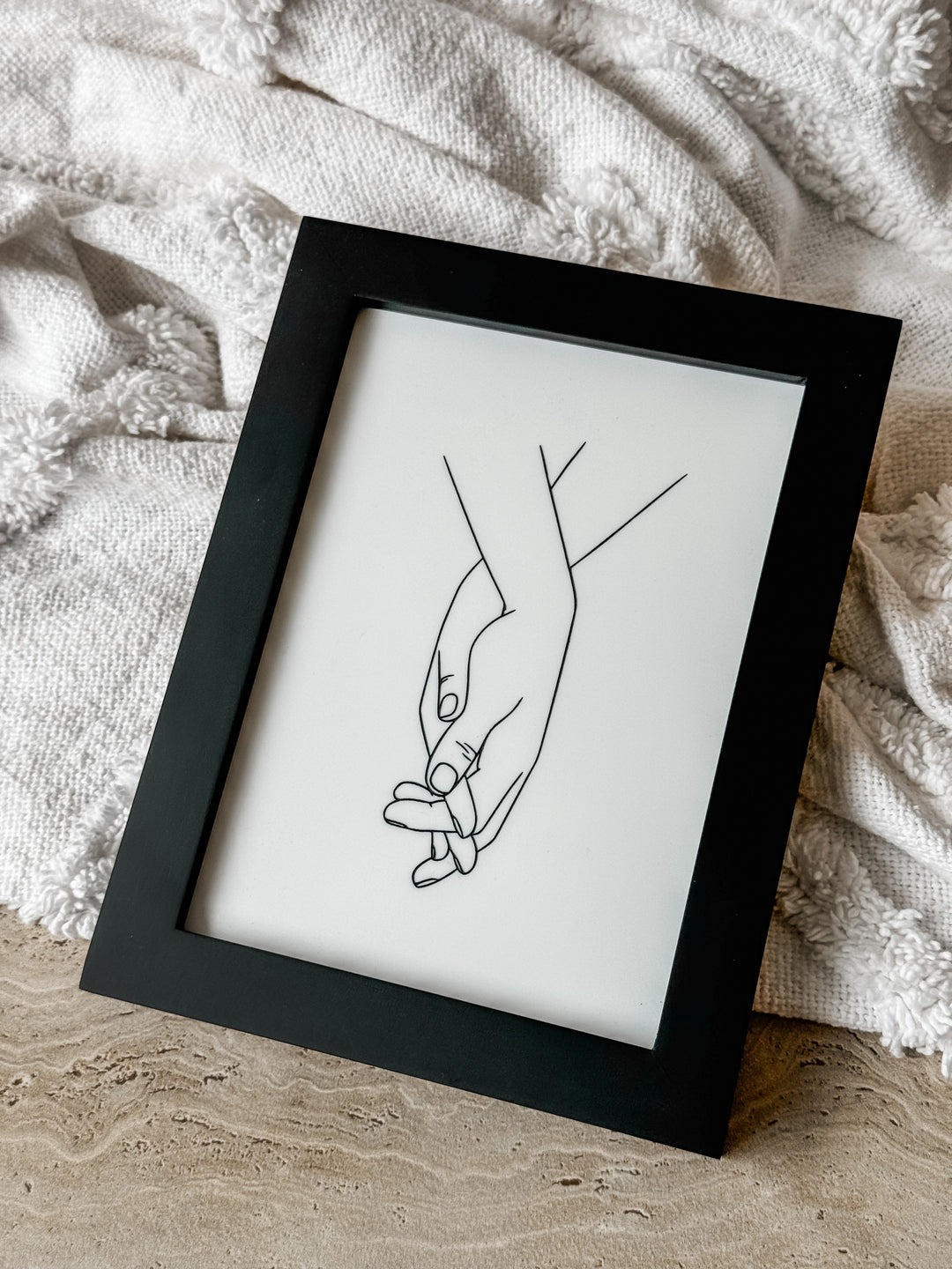 ’Together’ Framed Line Art