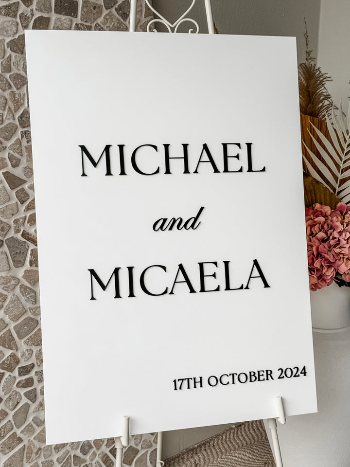 Acrylic Event Sign
