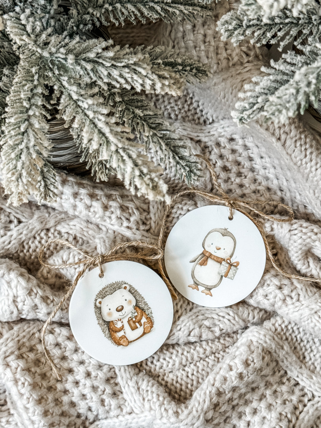 Retro UV Printed Christmas Ornament