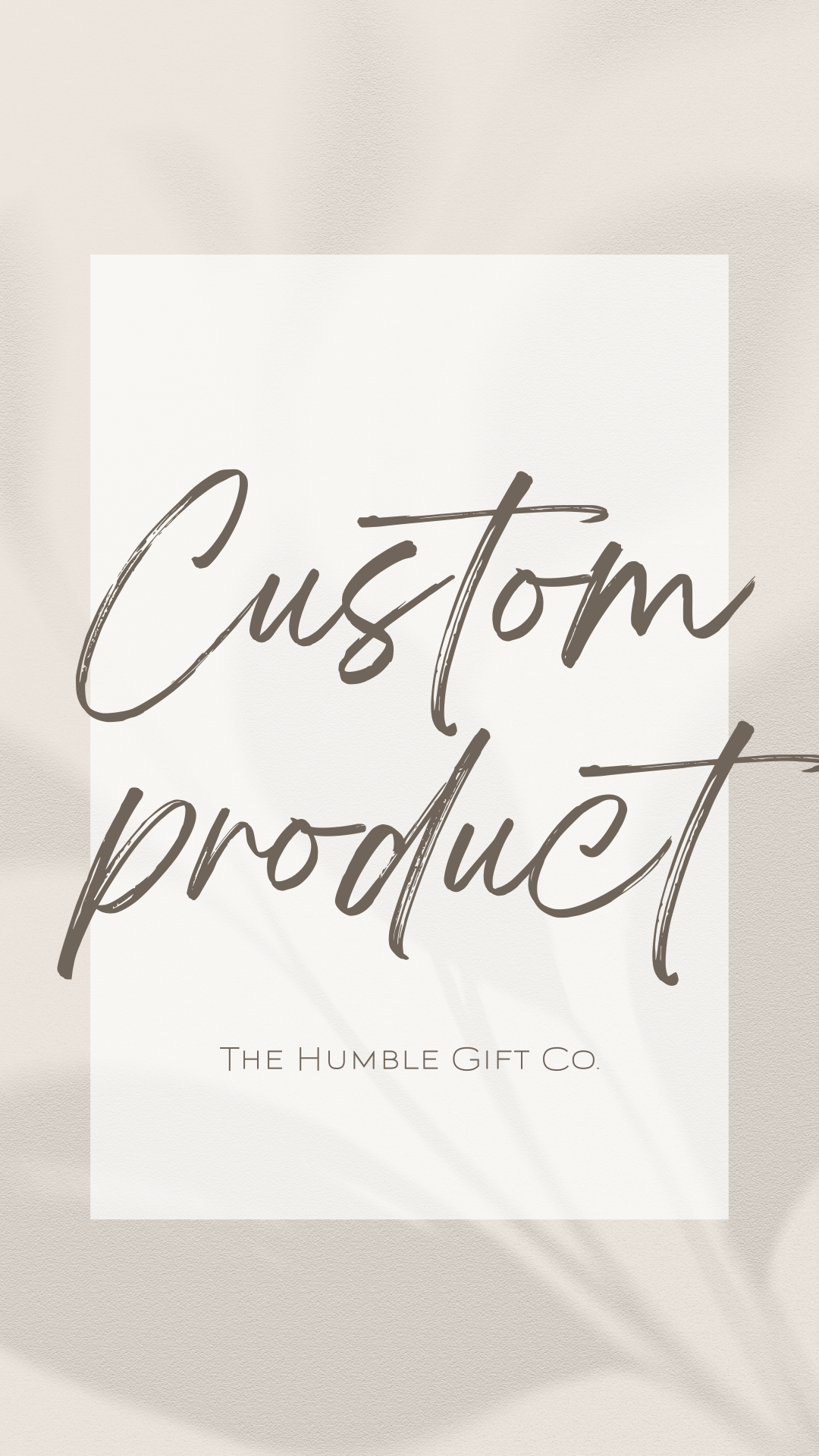 Add a name to make it personal