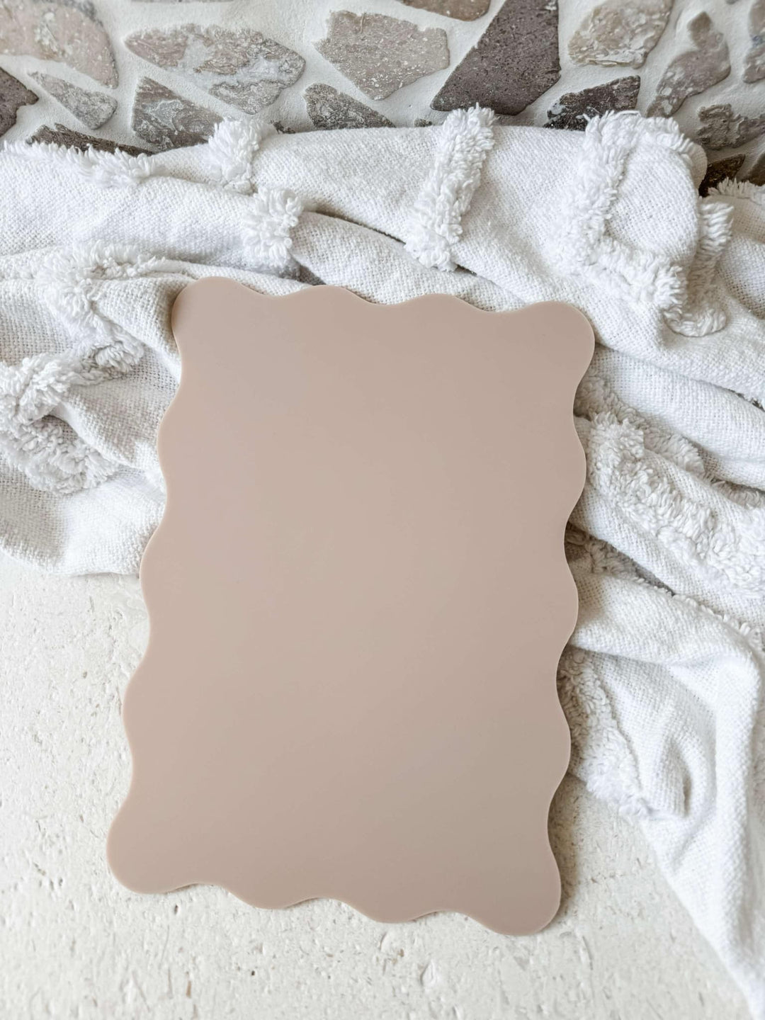 Blank Acrylic Wavy Rectangle