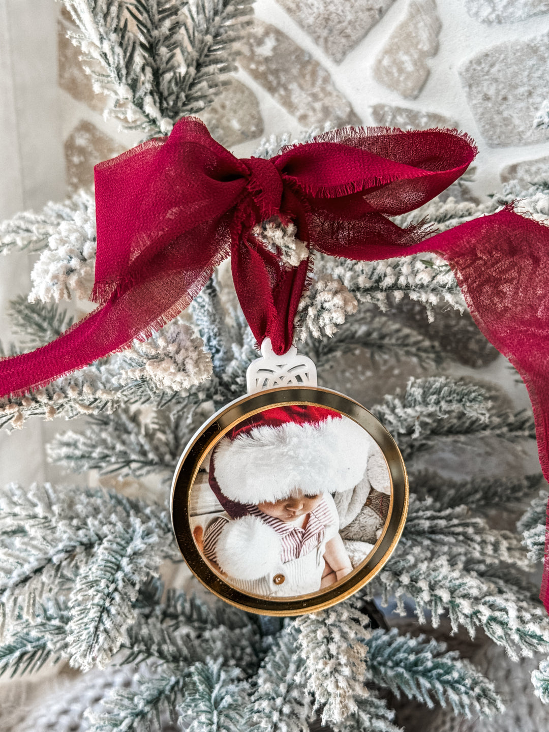 UV Print Christmas Photo Ornament
