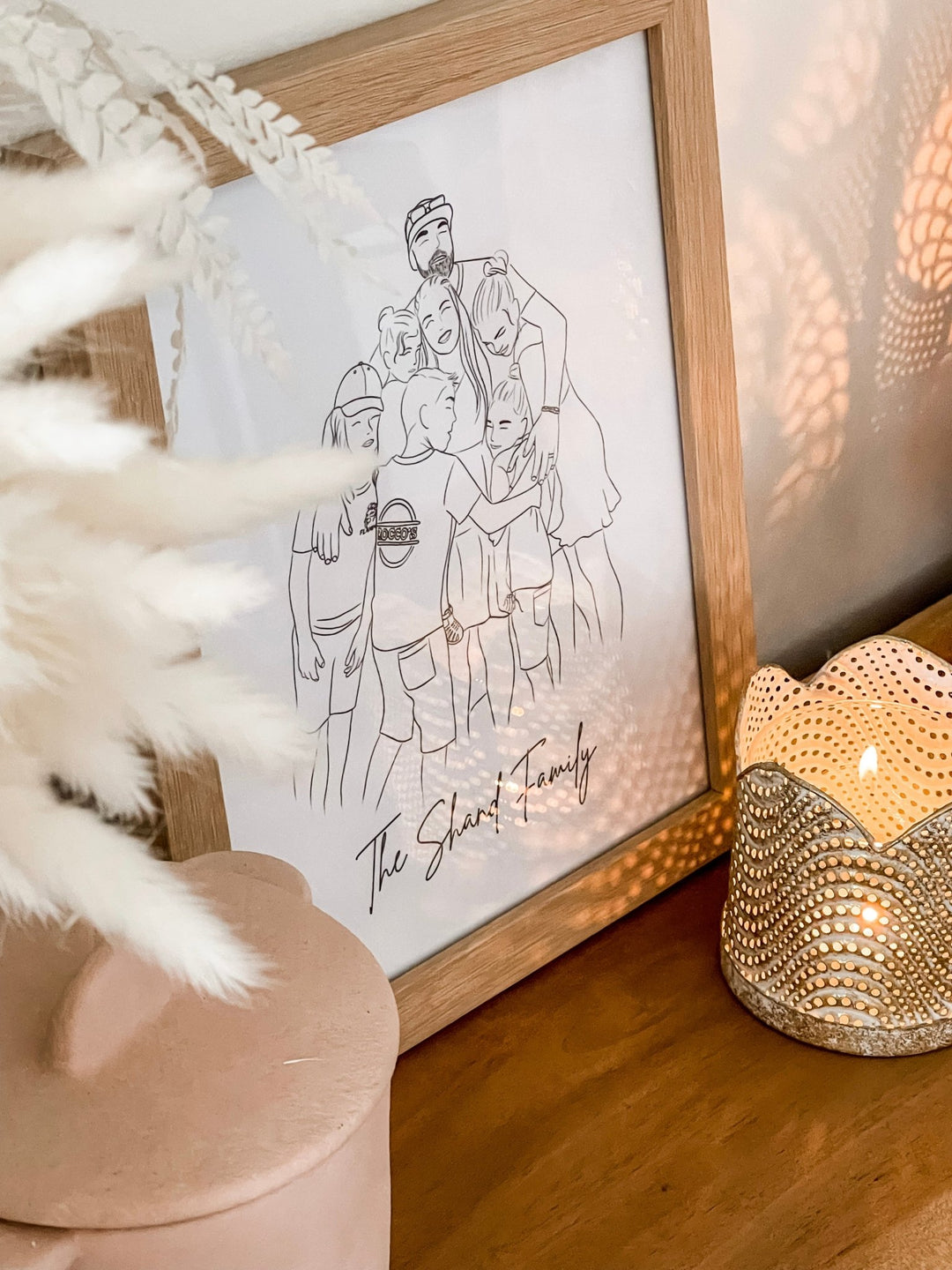 Framed Line Art - The Humble Gift Co.