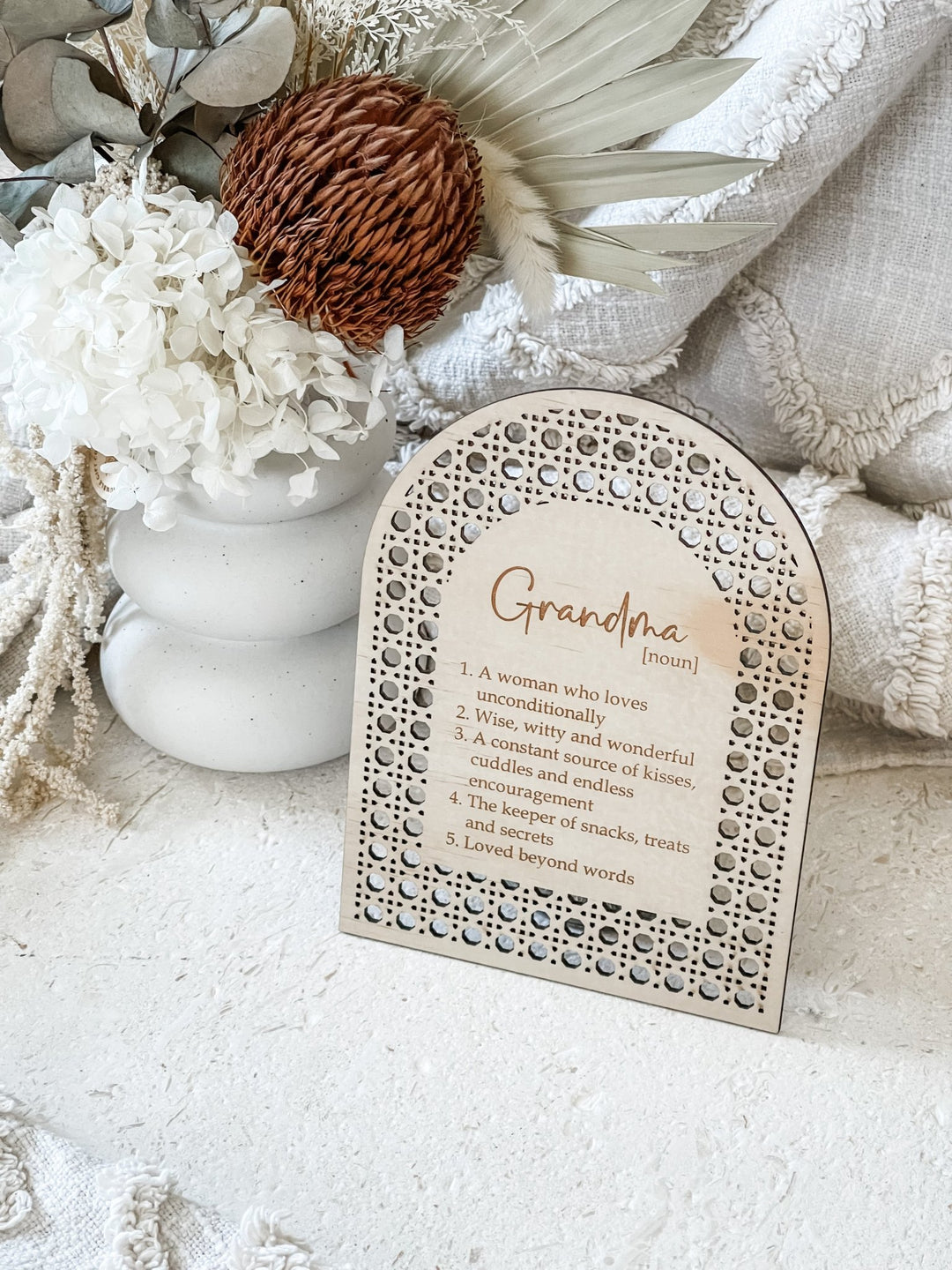 Grandma Definition Plaque Decor - The Humble Gift Co.