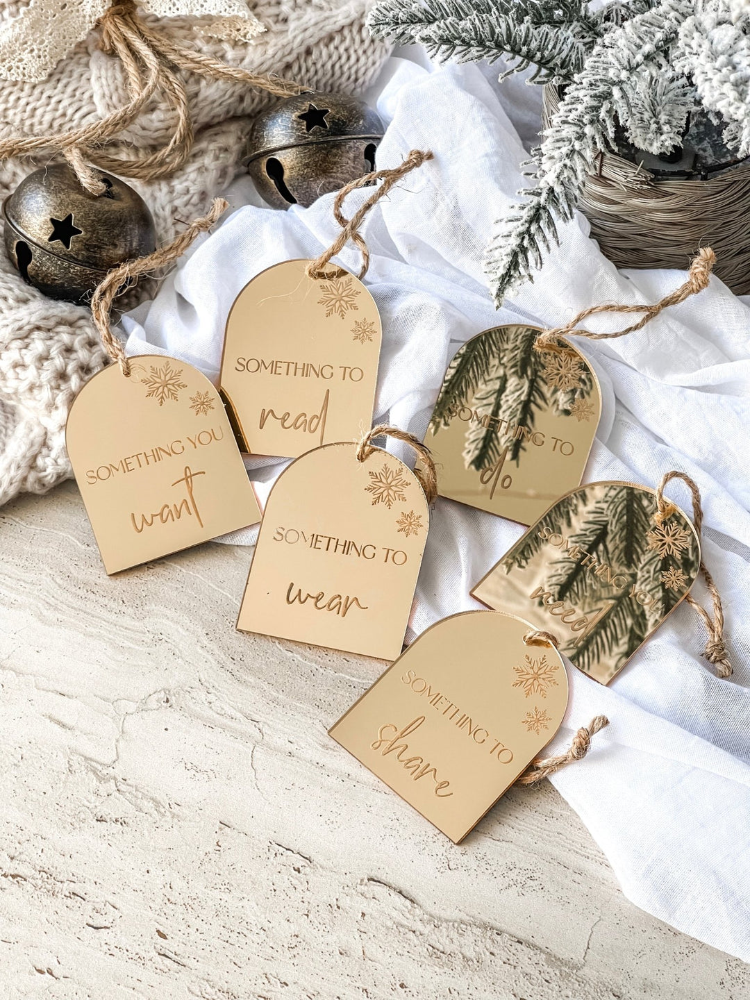 Mindful Gifting Tags - Mirror Acrylic - The Humble Gift Co.