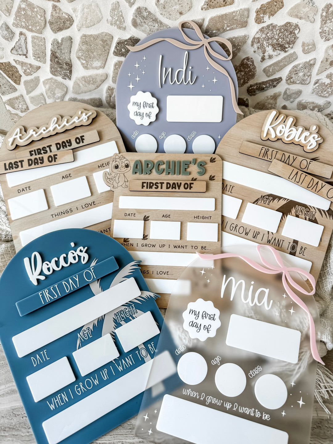 First/ Last Day Boards