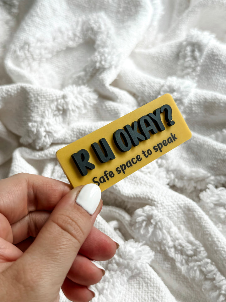 R U OKAY? Badge