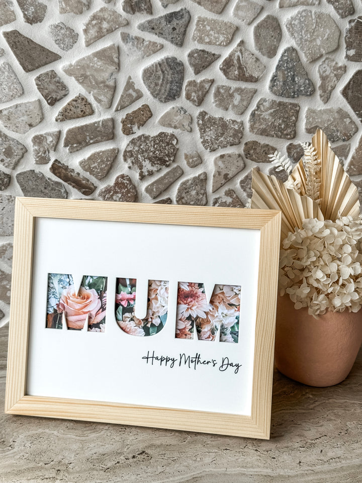 MUM Collage Photo Frame with Acrylic Insert