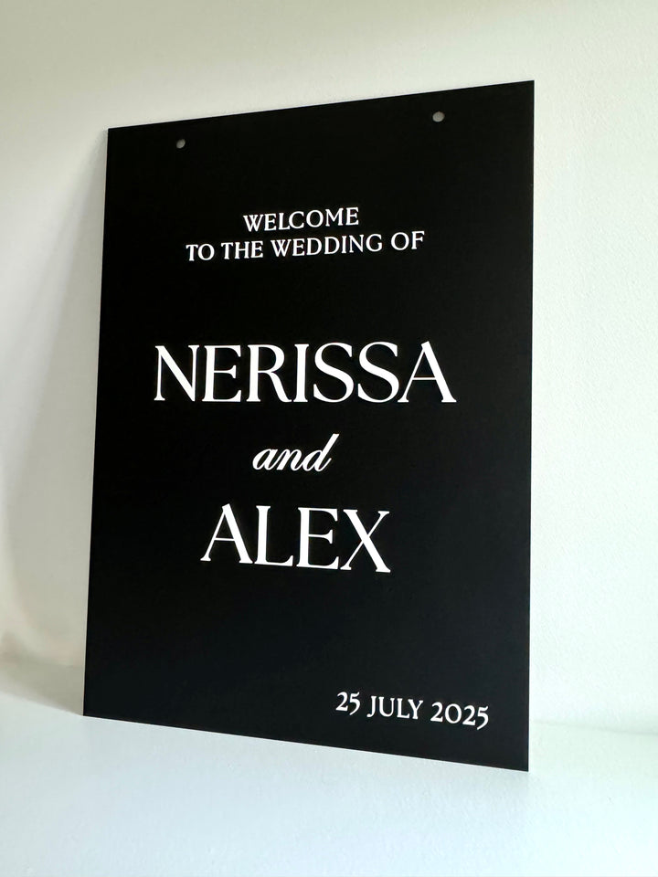 Acrylic Event Sign