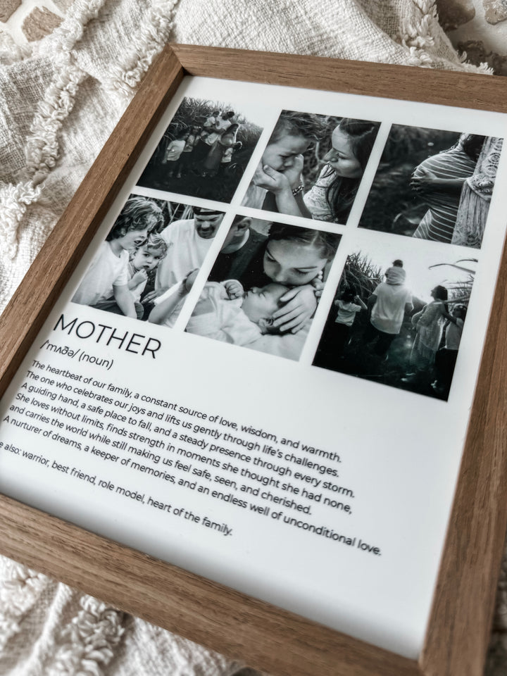 Mother Definition Collage Photo Frame 8x10
