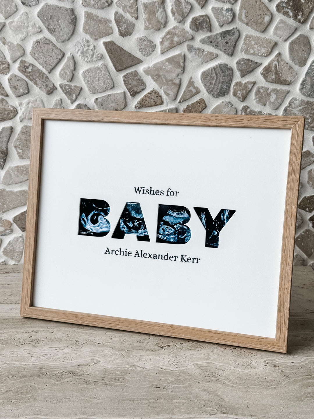 Baby Collage Photo Frame Guest Book