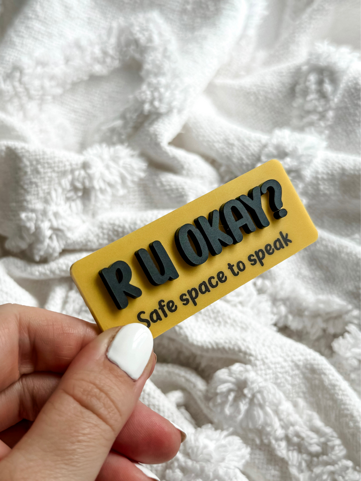R U OKAY? Badge