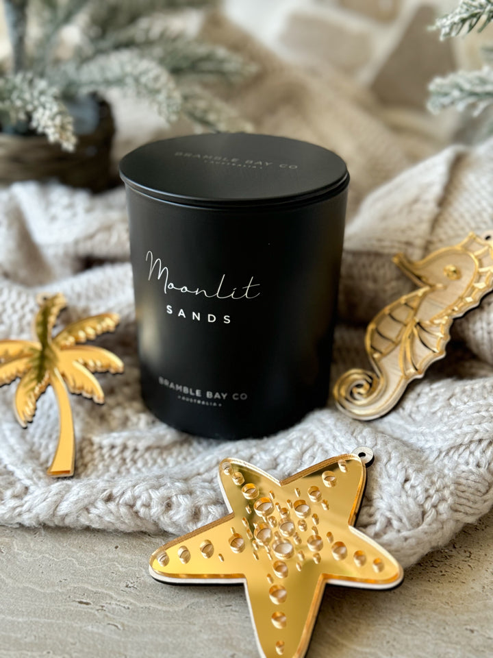 Moonlit Sands Ocean After Dark Candle
