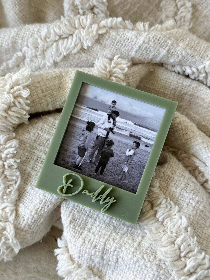 Acrylic Polaroid Frame Fridge Magnet