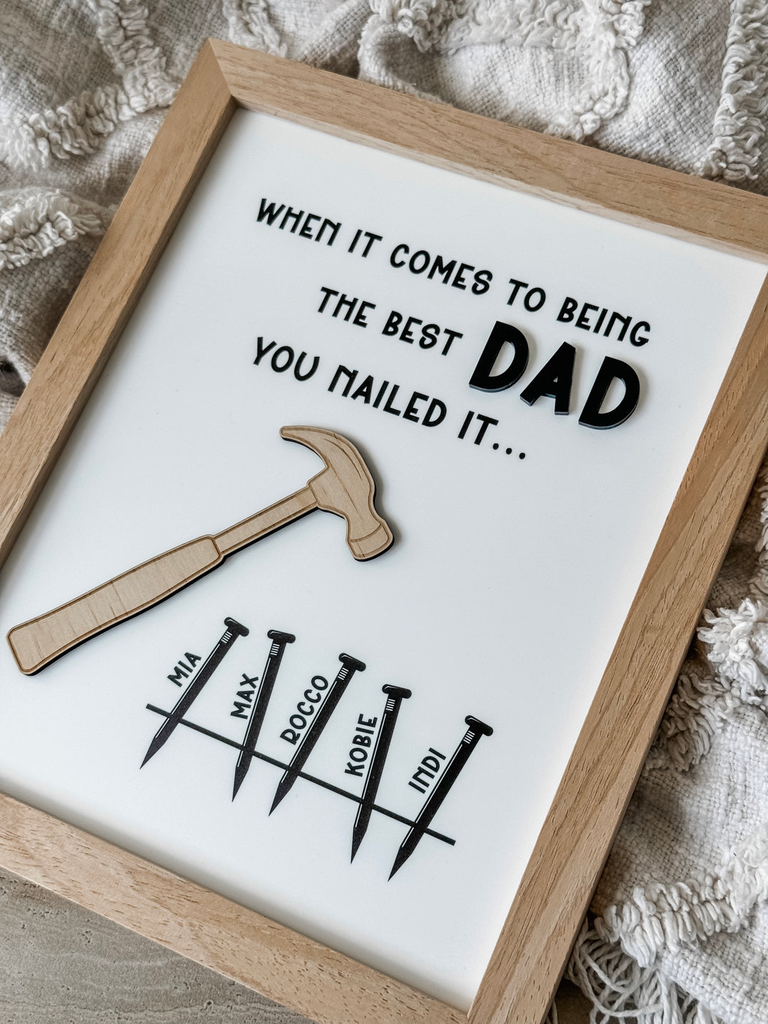Dad, You Nailed It! Frame