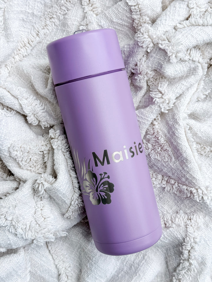 Personalised Flower Drink Bottle