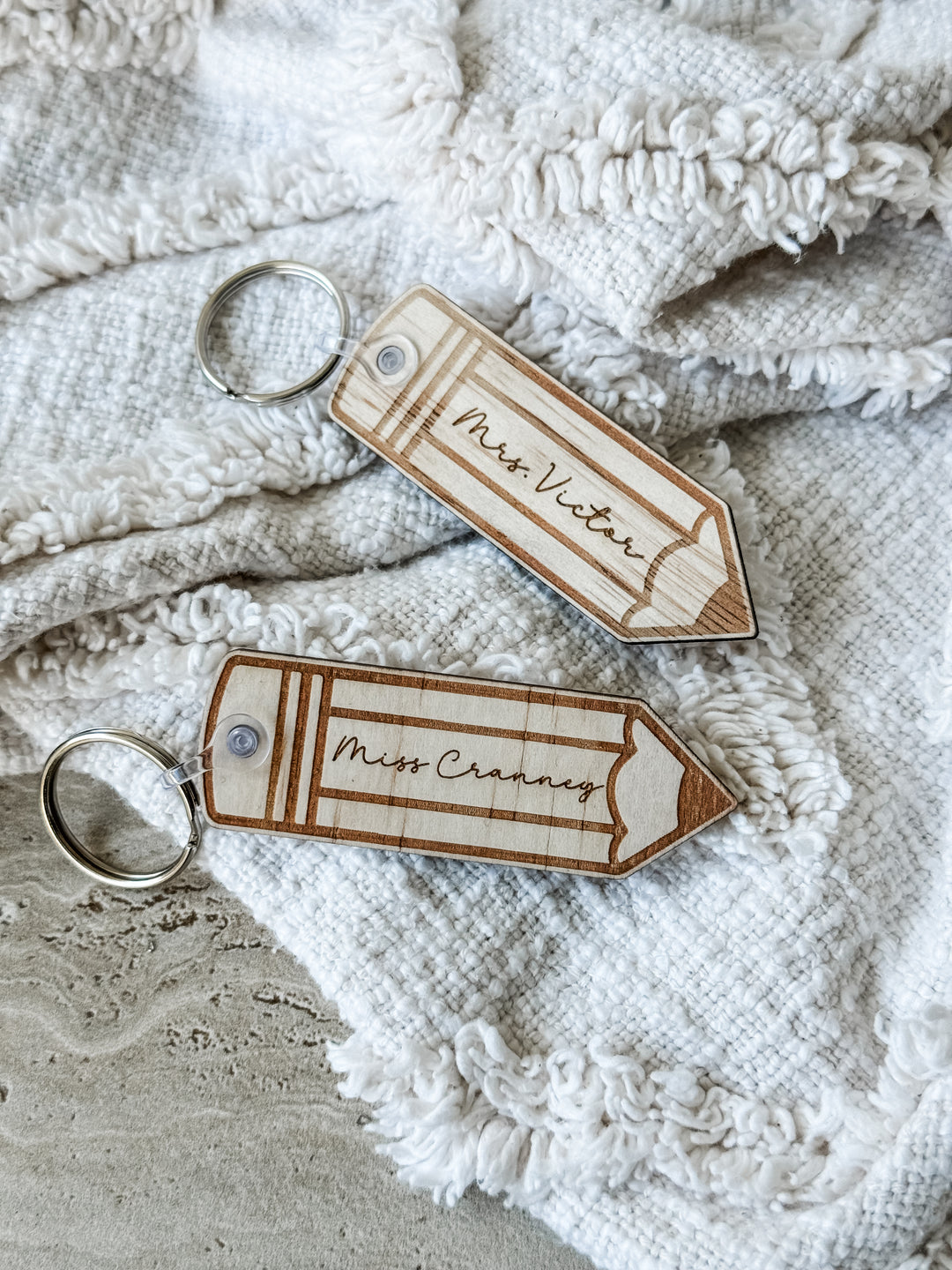 Personalised Pencil Keyring