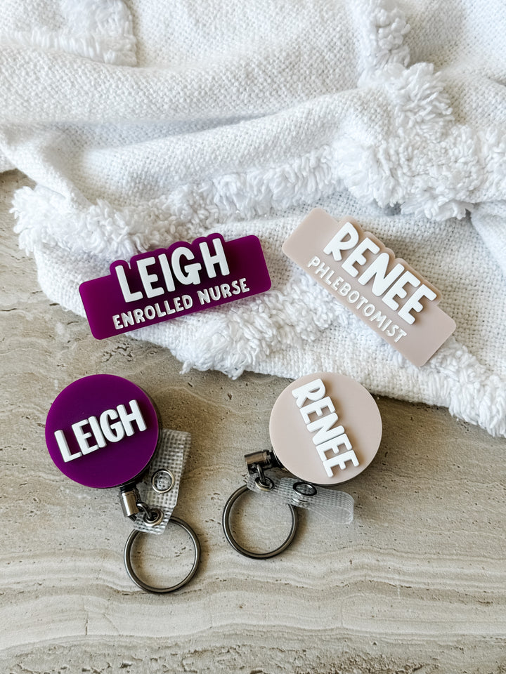 Name Badge & Badge Reel Bundle