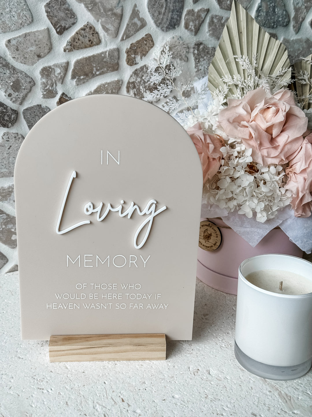 In Loving Memory Sign