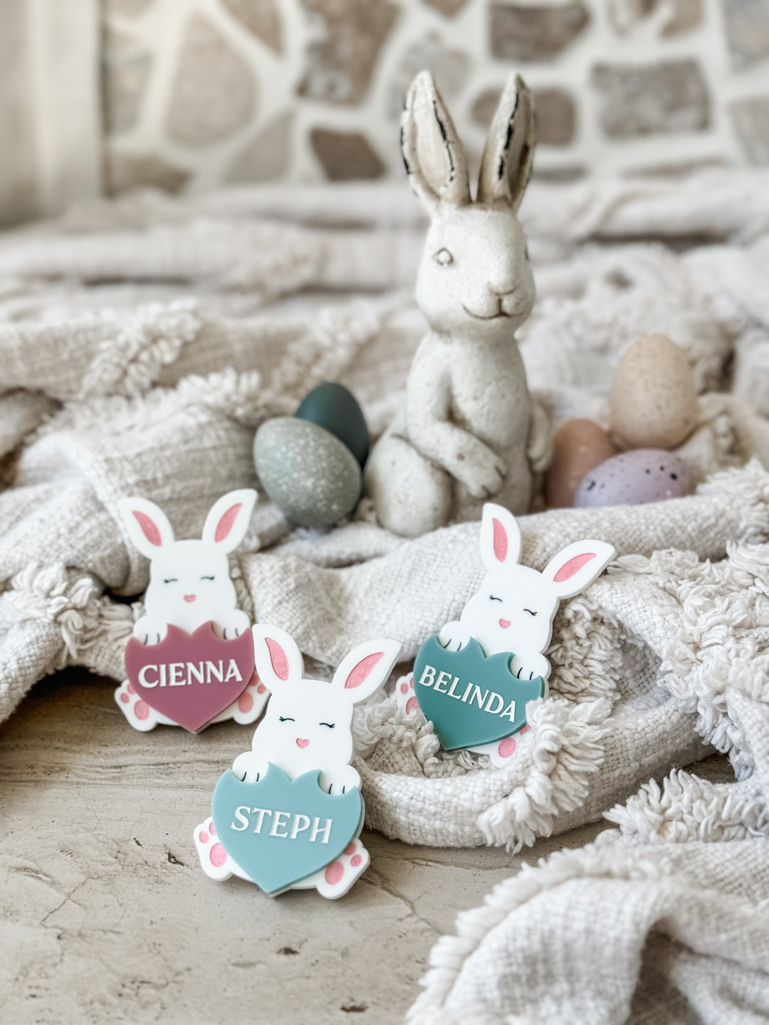 Love Bunny Name Badge