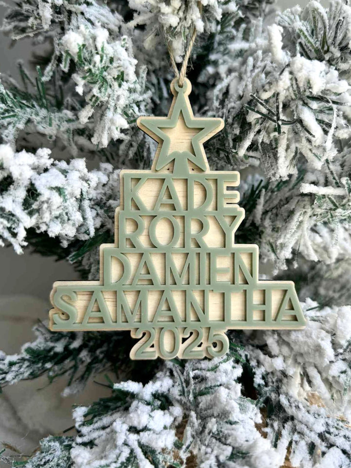 Name Tree Ornament