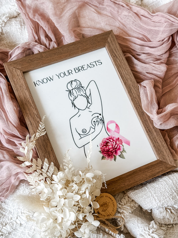 Know Your Breasts - Decor Frame