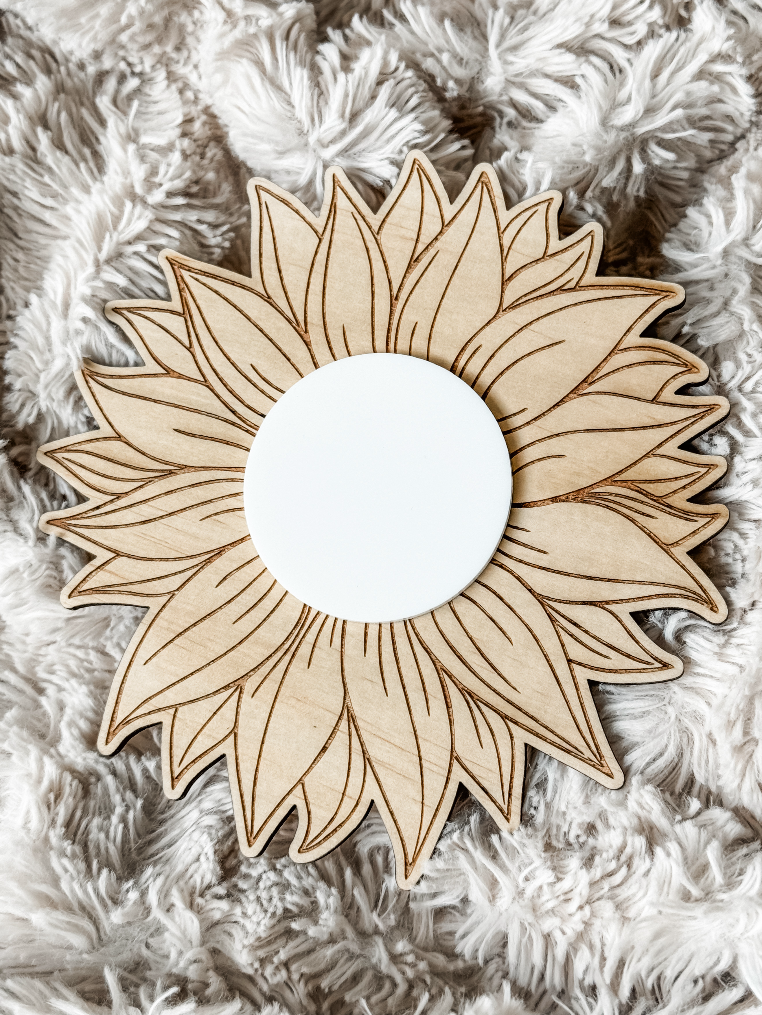Reusable Milestone Plaque - Sunflower
