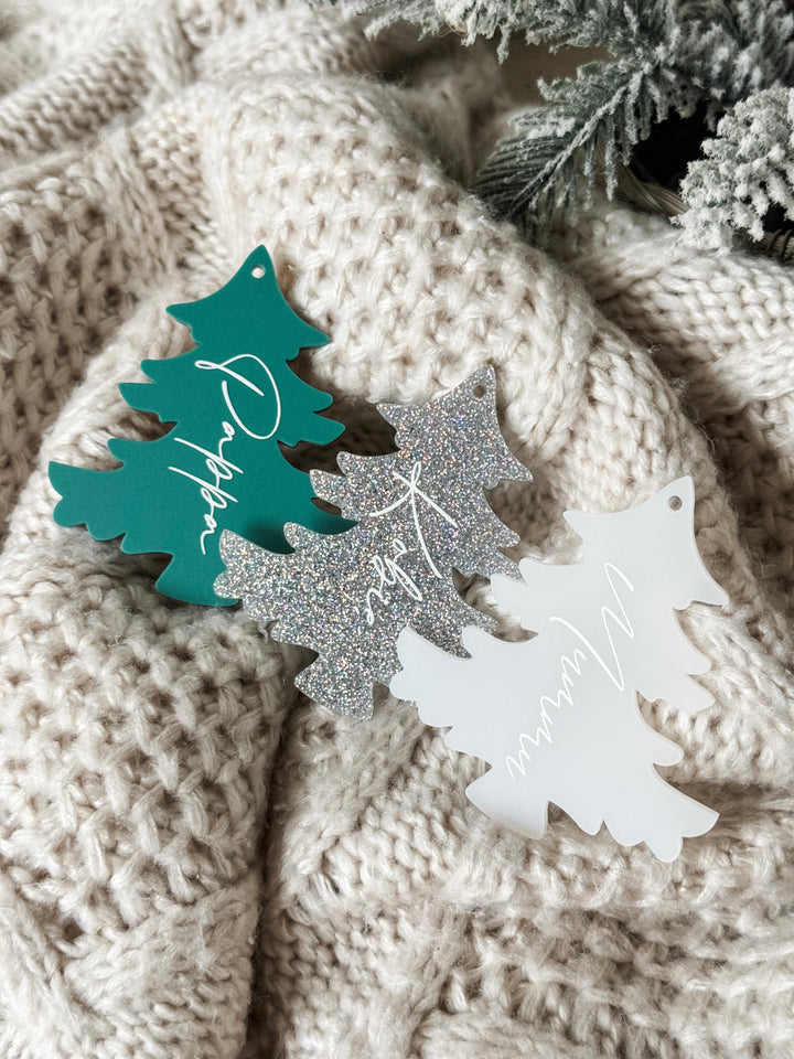 Personalised Christmas Tree Name Tag