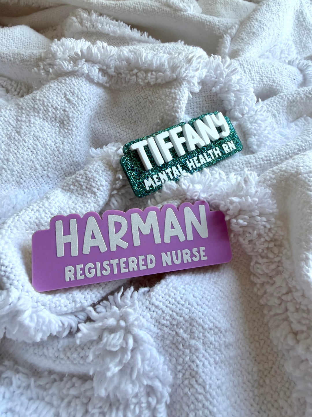 Name Badge with Occupation - font one