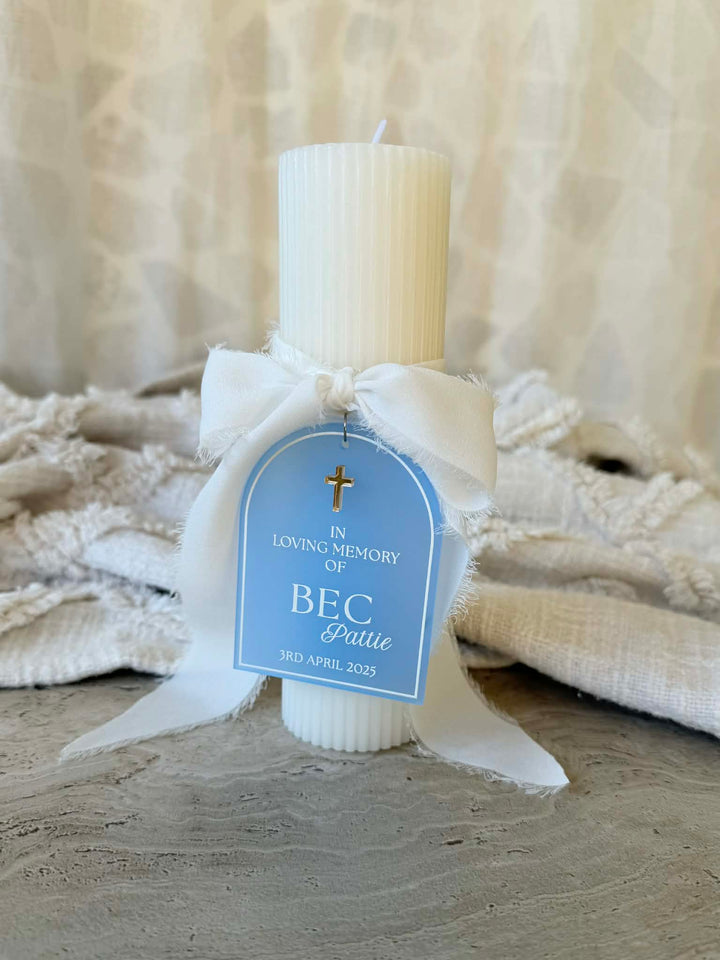 Memorial Candle Tag
