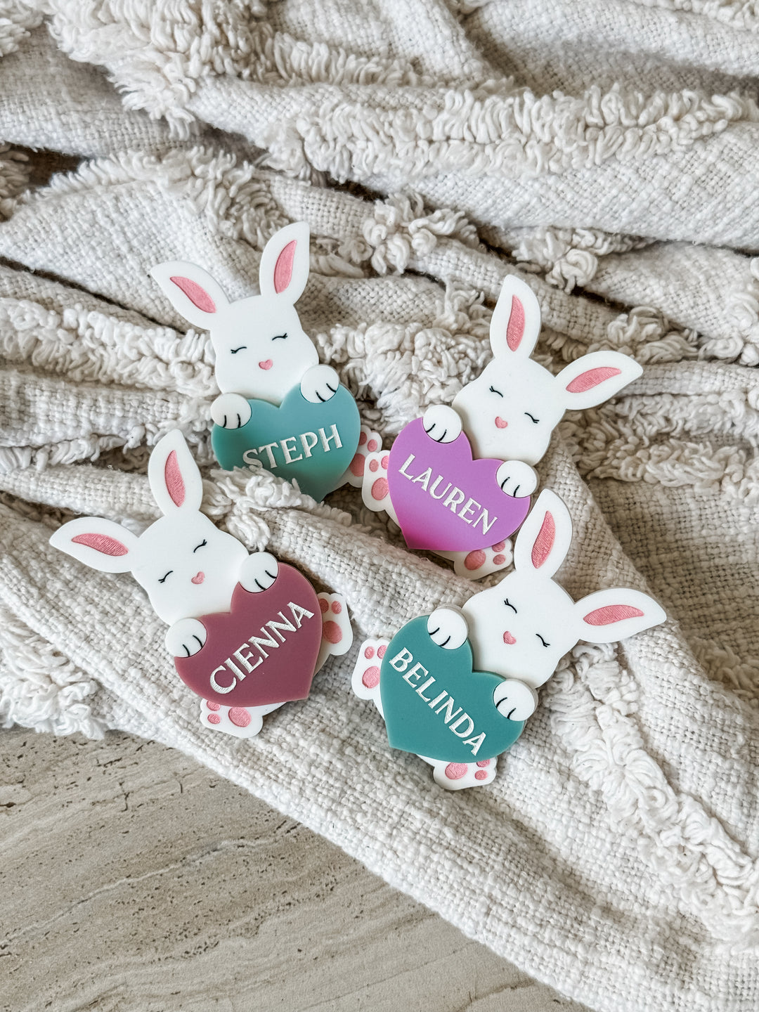 Love Bunny Name Badge