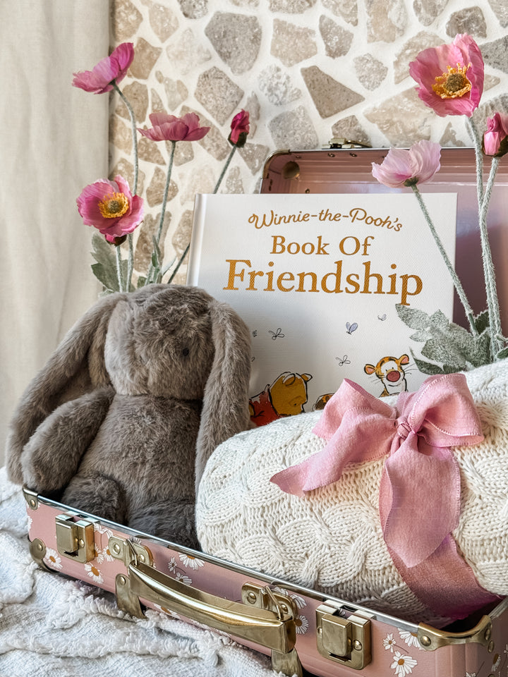 Darcy Plush Baby Bunny - 27cm Grey