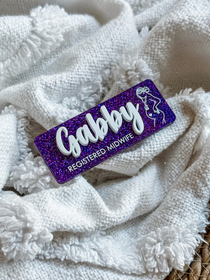 Midwife Name Badge